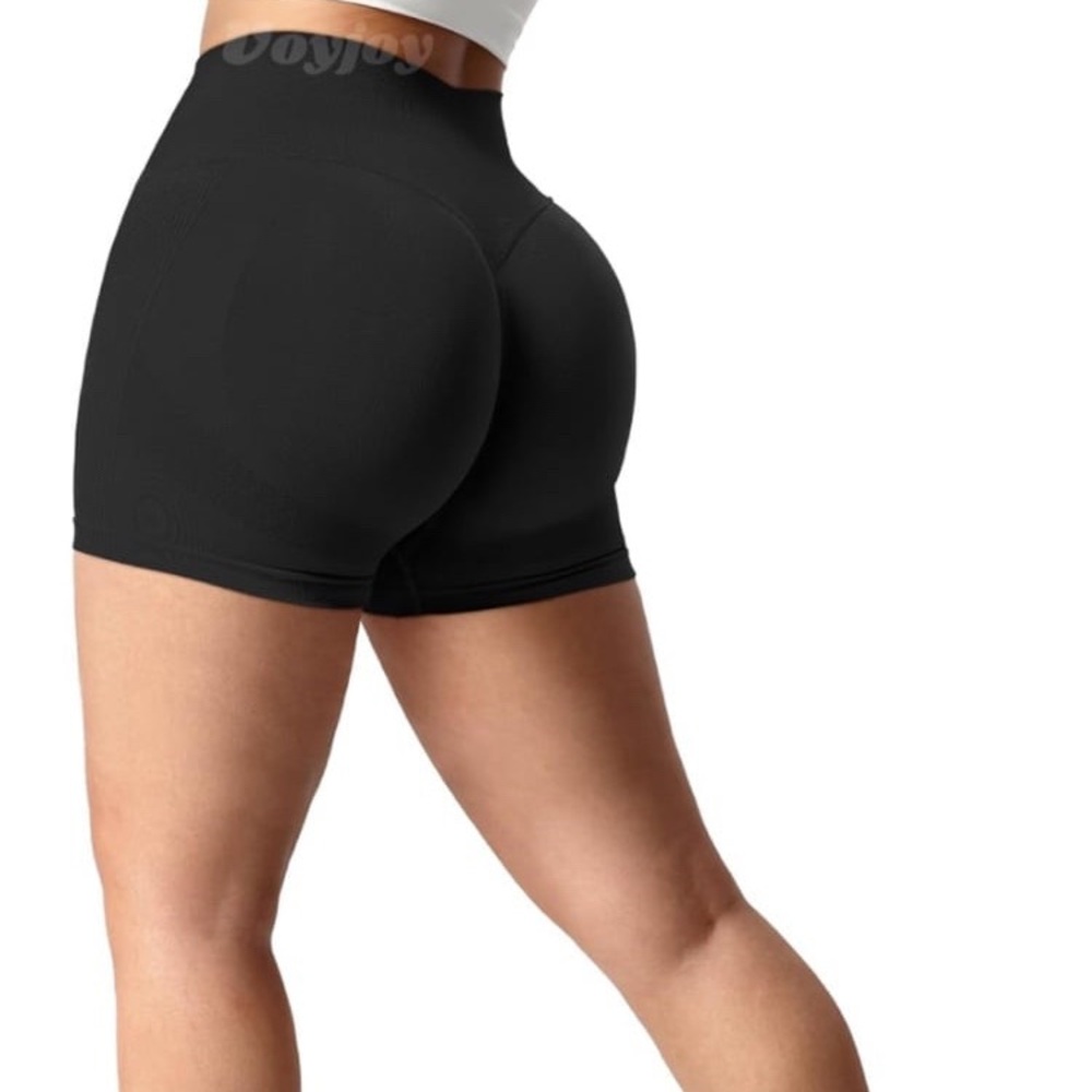 Sleek Black Women's Athletic Shorts